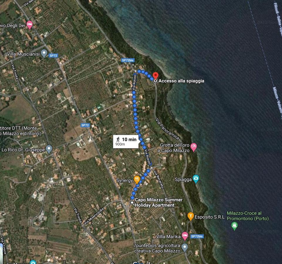 Capo Milazzo Summer Holiday Apartament Εξωτερικό φωτογραφία